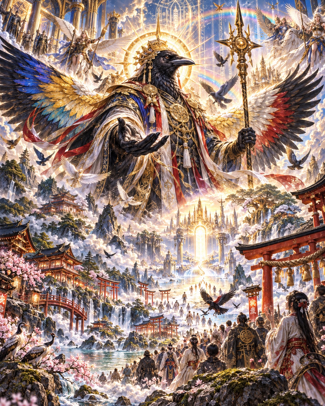 鴉神の御法 artwork