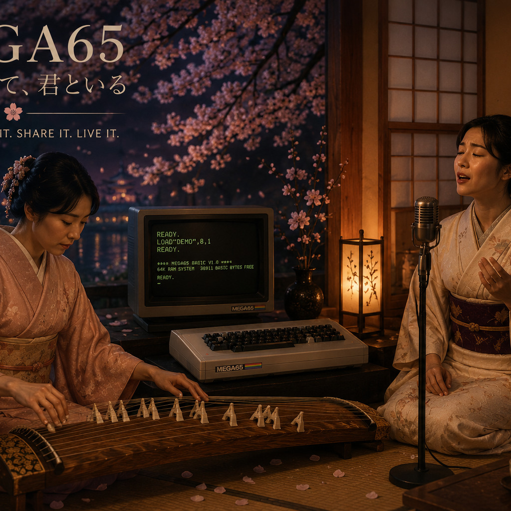 [Japanese] ついて来られる？　MEGA65 artwork