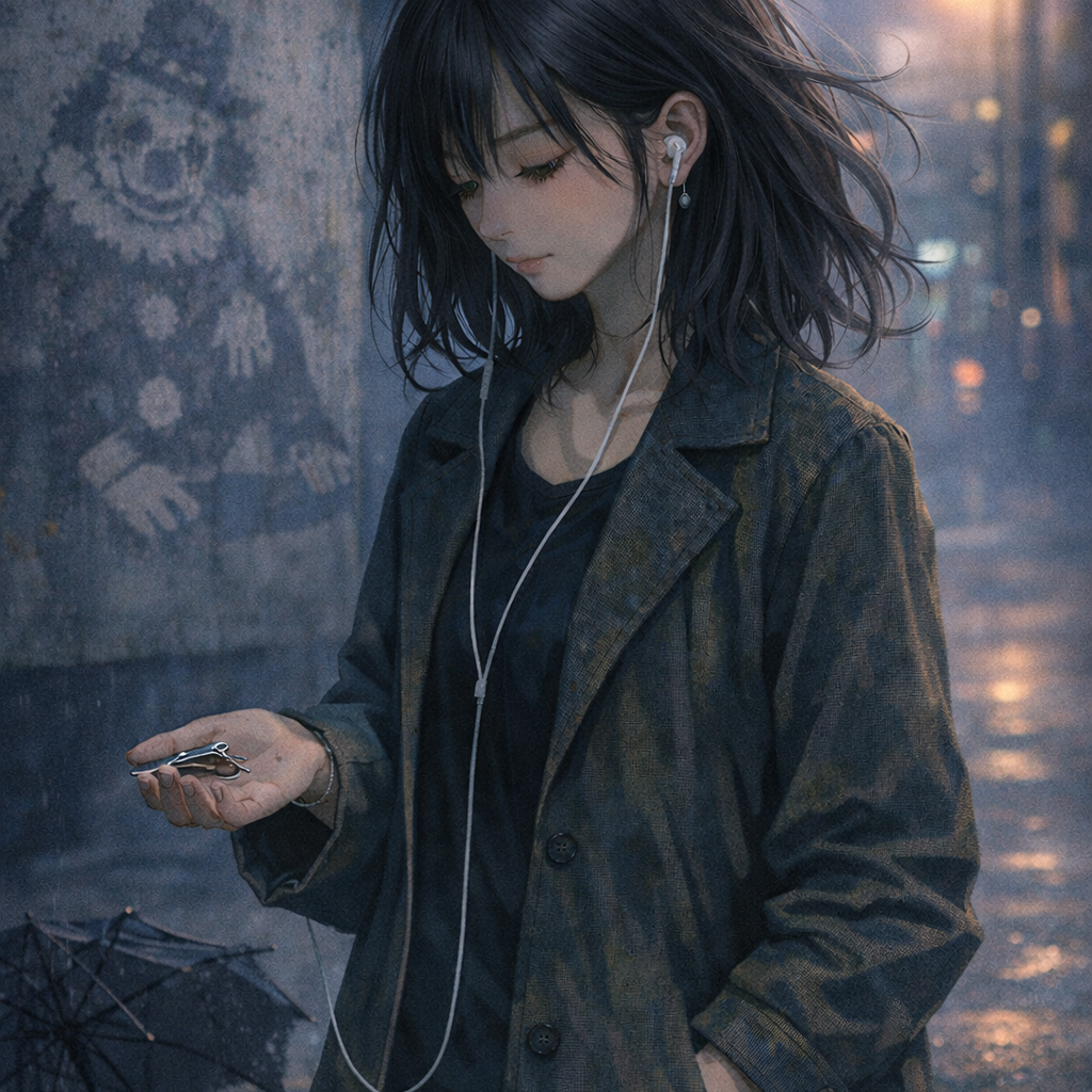 淡い光と、夜が降ってくる artwork