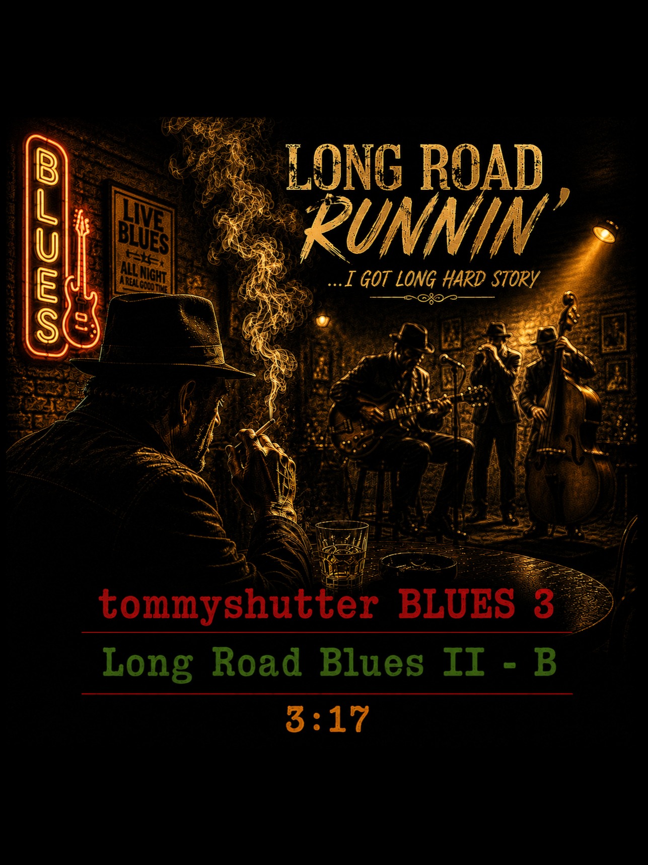 Long Road Blues II - B artwork