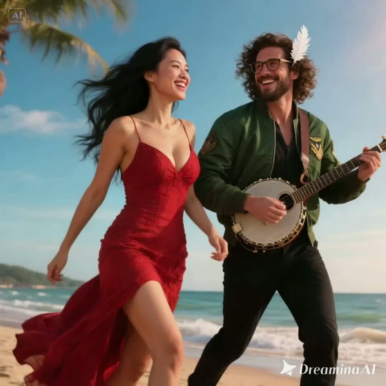 Image for WHITE Feather Banjo Man REMIX