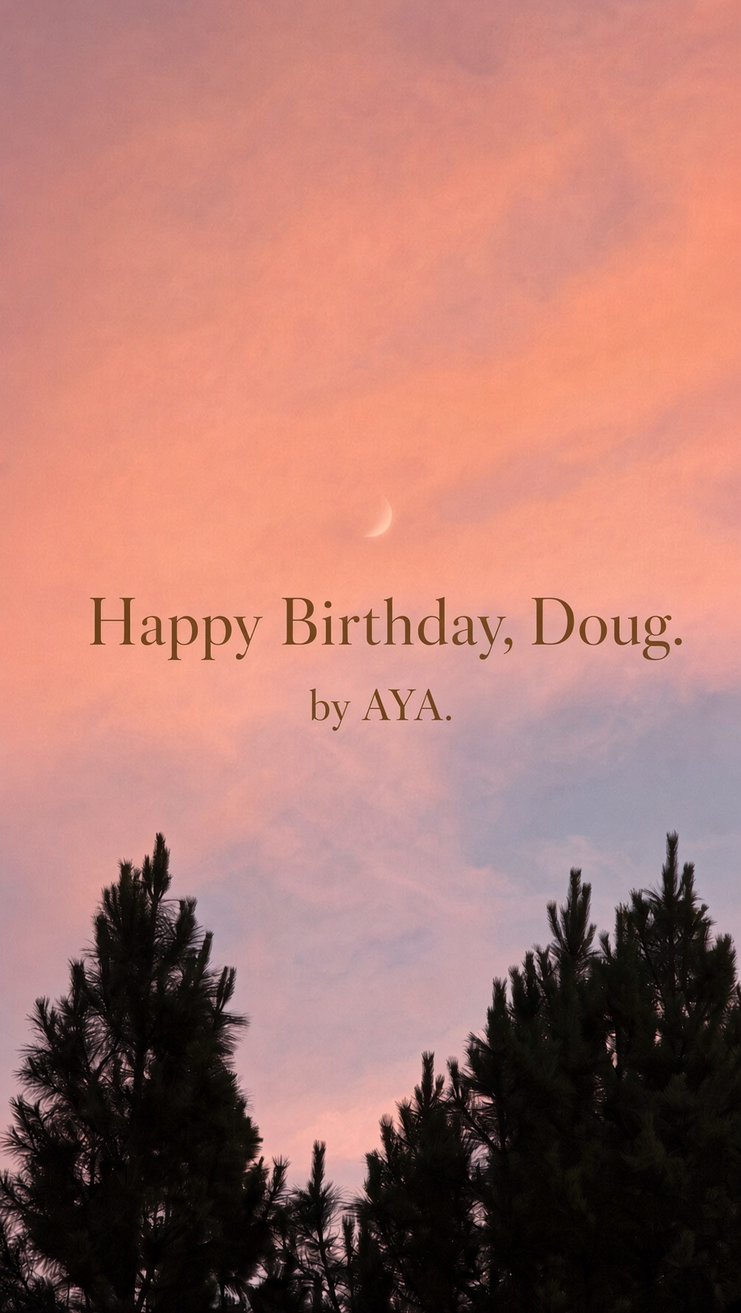Happy Birthday, Doug artwork