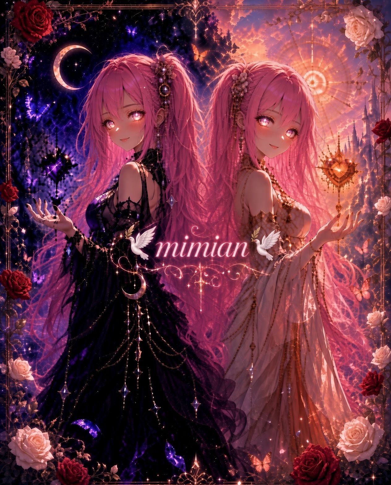 月影のカスタネット…🌹 artwork