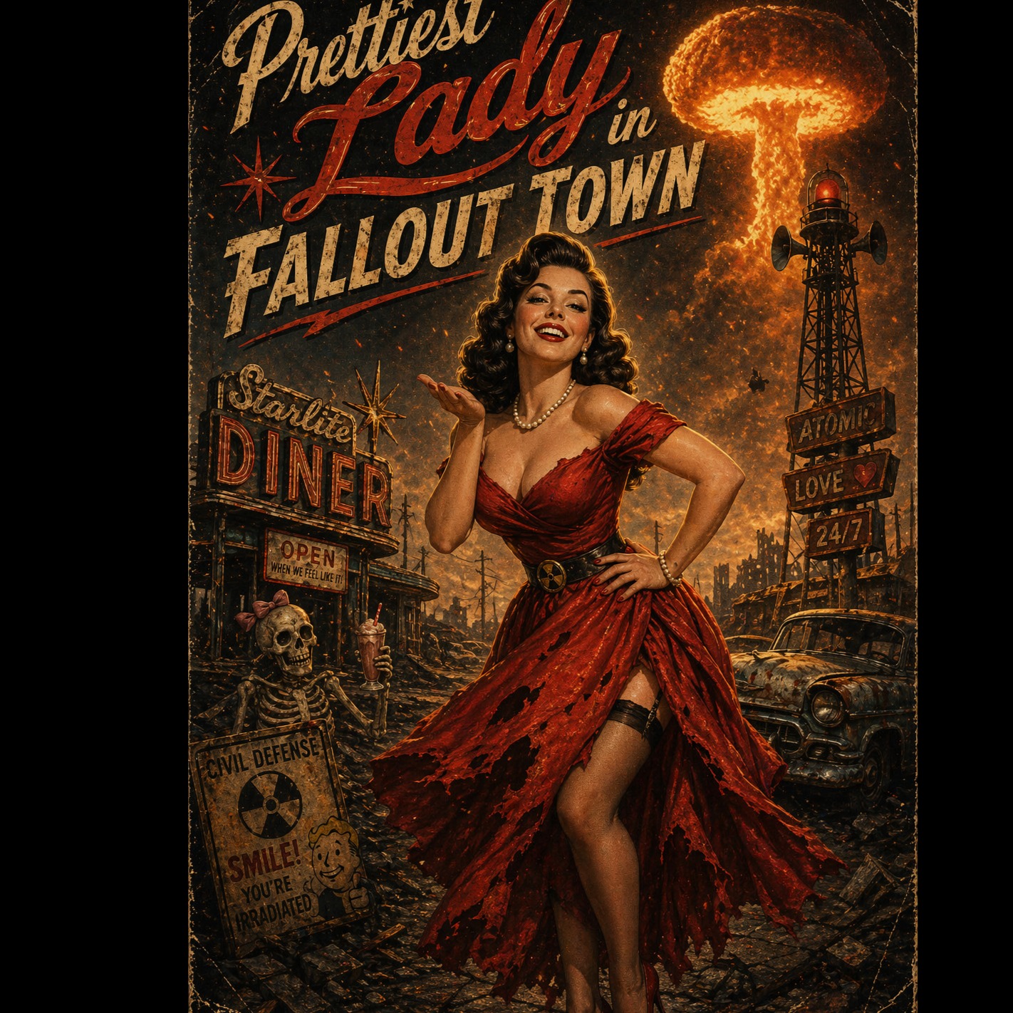 Prettiest Lady in Fallout Town artwork