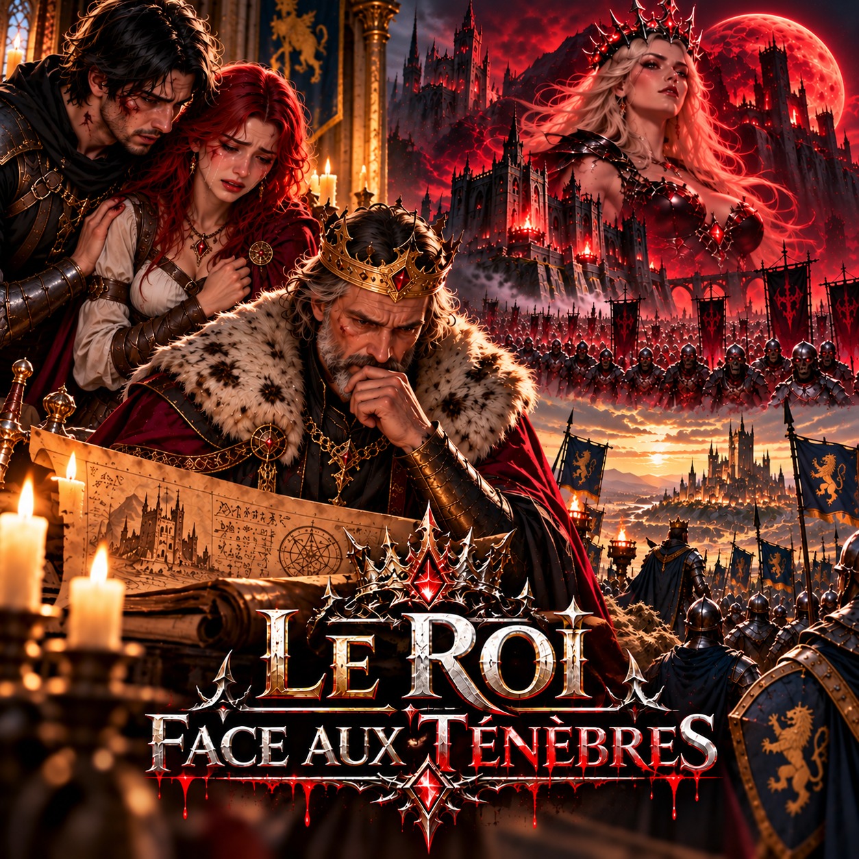 Le roi face aux ténèbres artwork