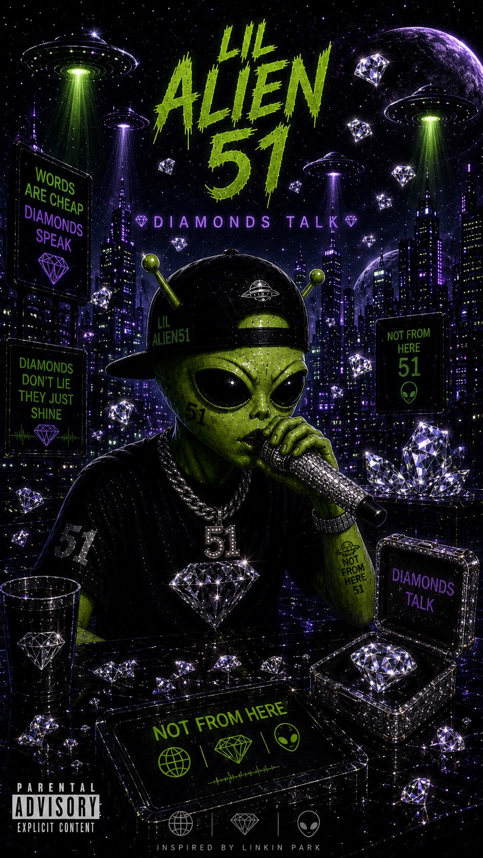 Diamonds Talk (Fast Lane Mix 1) artwork