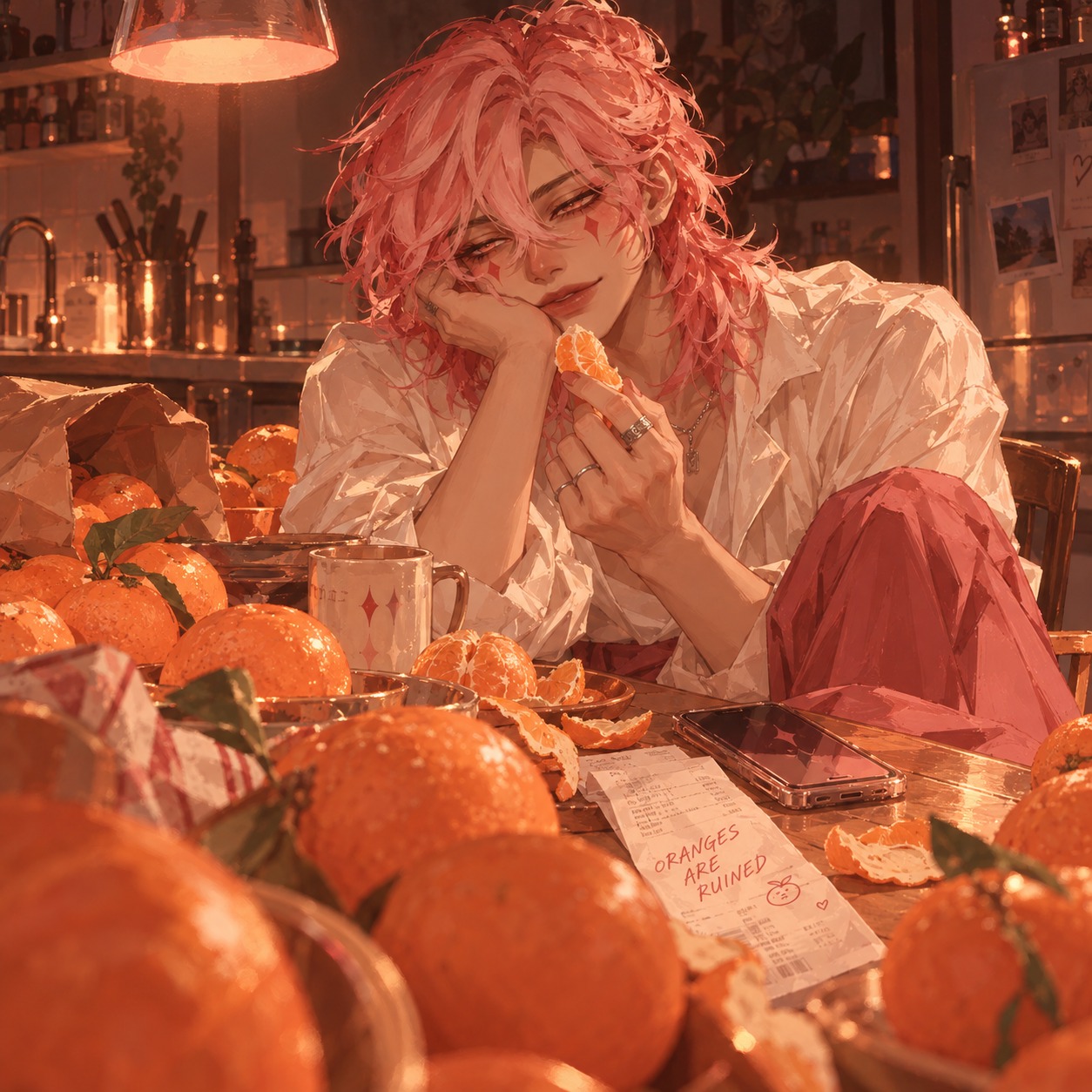 Oranges Are Ruined | THE MANY-COLOURED MAN artwork