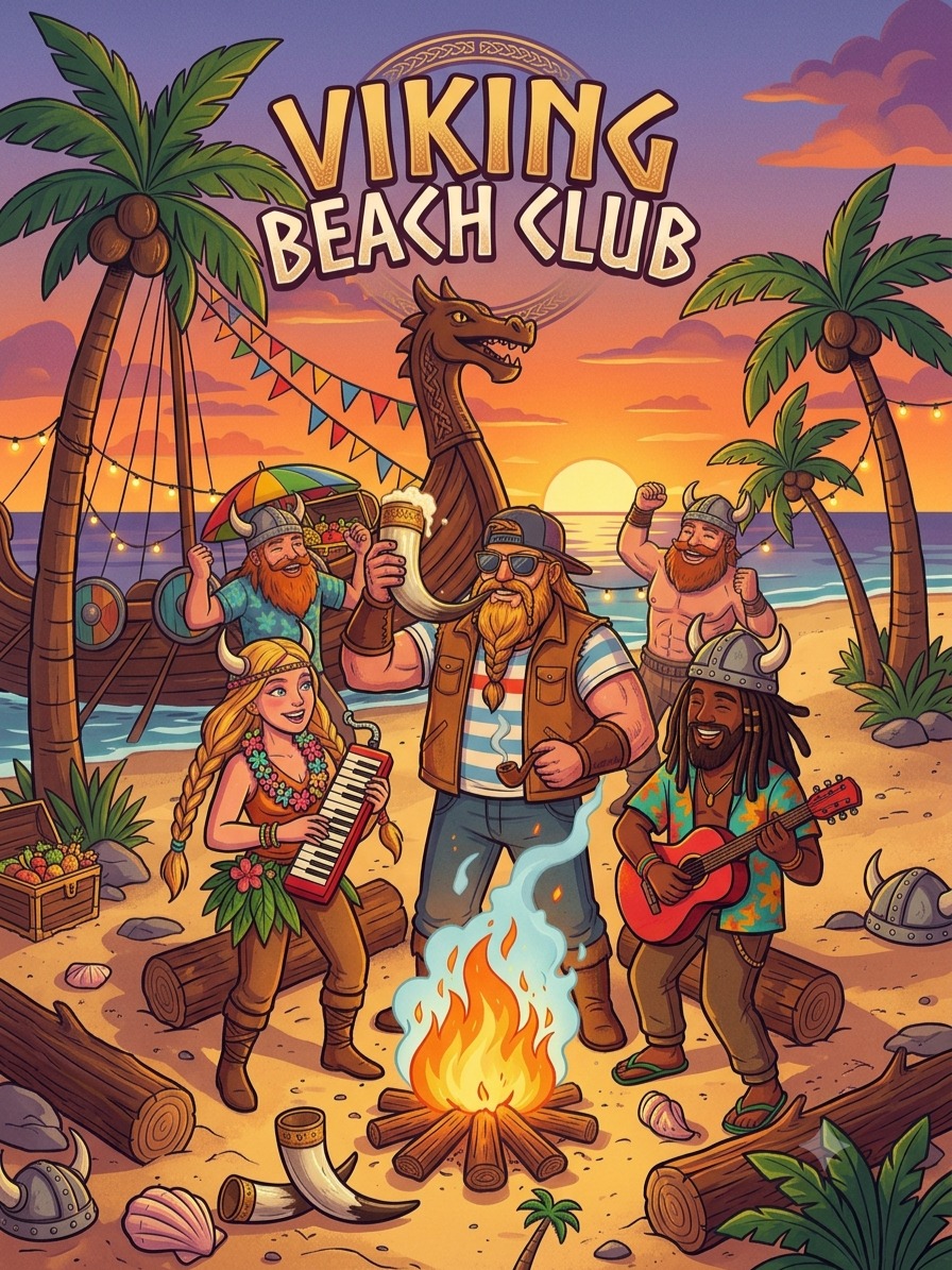 Viking Beach Club artwork