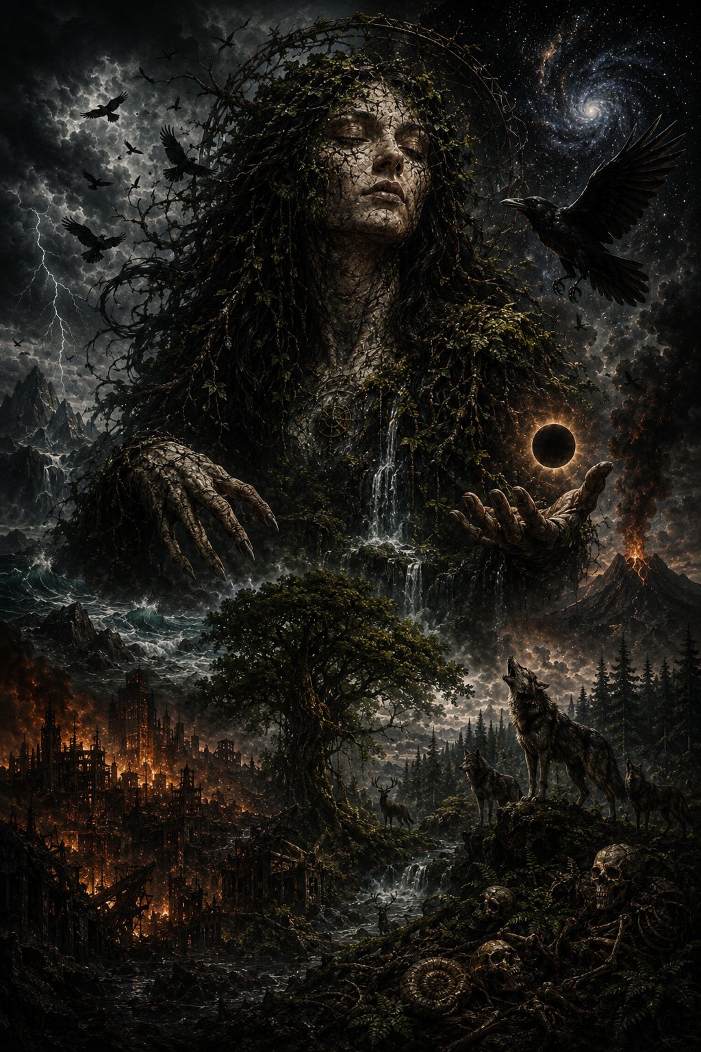 Nature Has No Name 🪨⚡🐦‍⬛ artwork