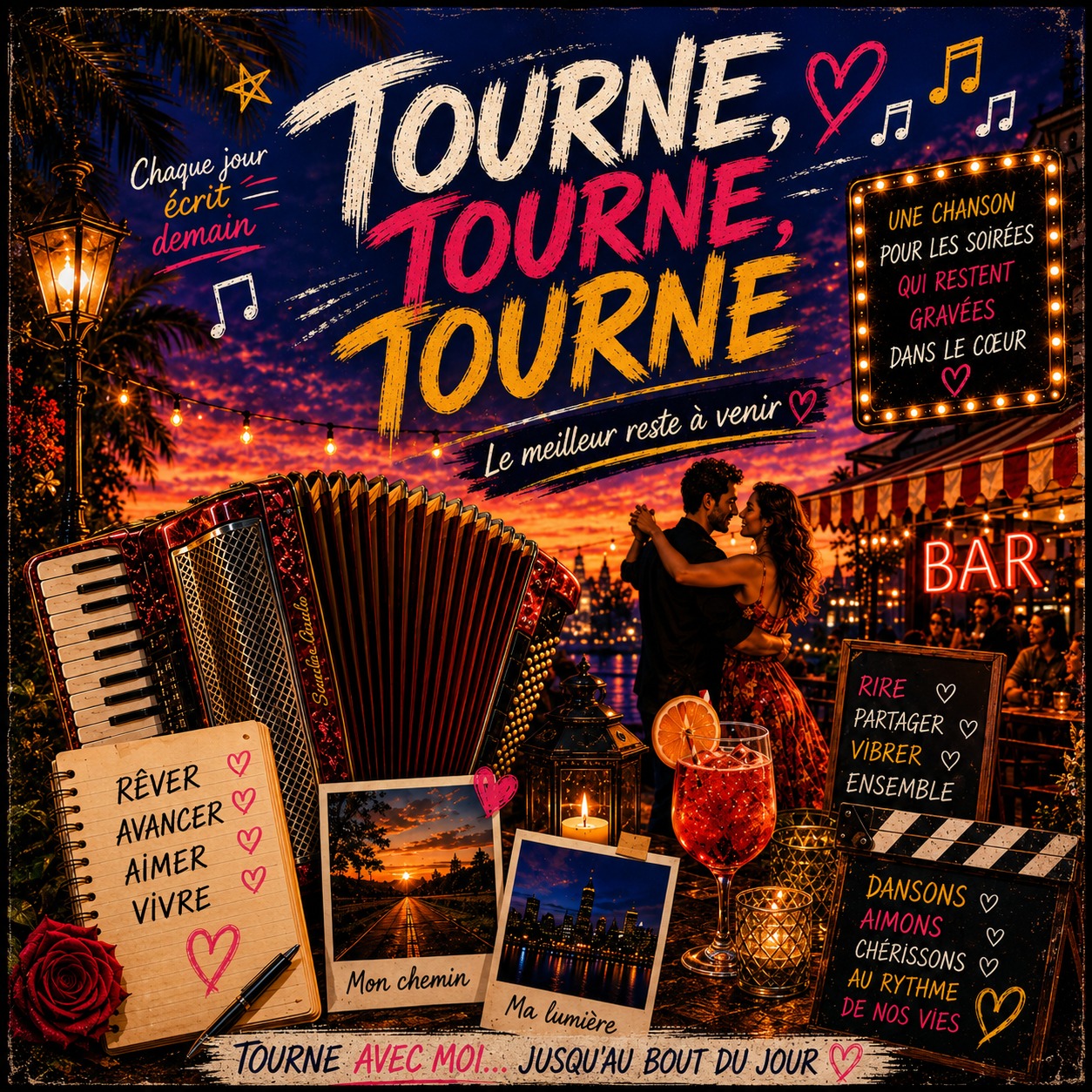 Tourne, Tourne, Tourne artwork