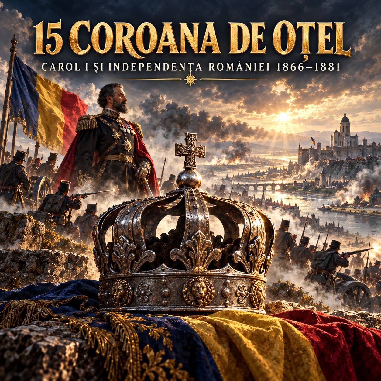 15 COROANA DE OȚEL — CAROL I ȘI INDEPENDENȚA ROMÂNIEI 1866–1881 artwork