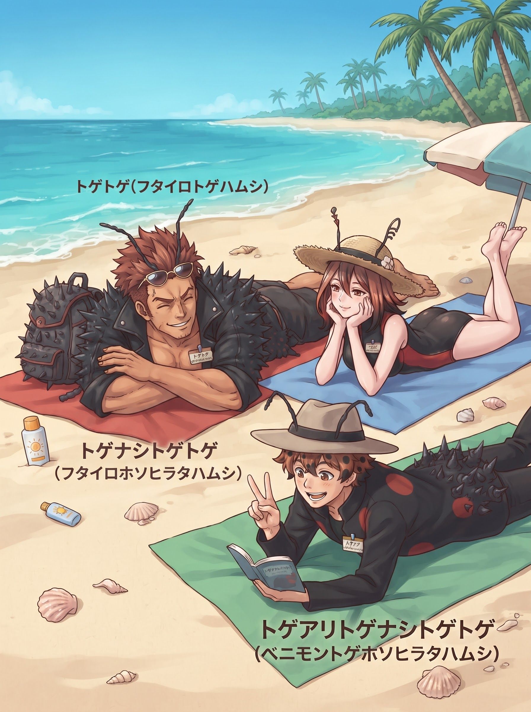 トゲトゲ トゲナシトゲトゲ トゲアリトゲナシトゲトゲ #あつうた artwork
