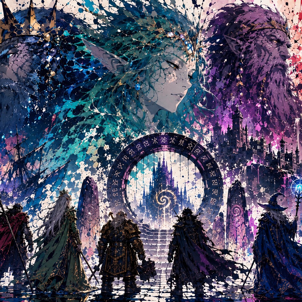 The lord of chaos, watching all (Phase 4) artwork