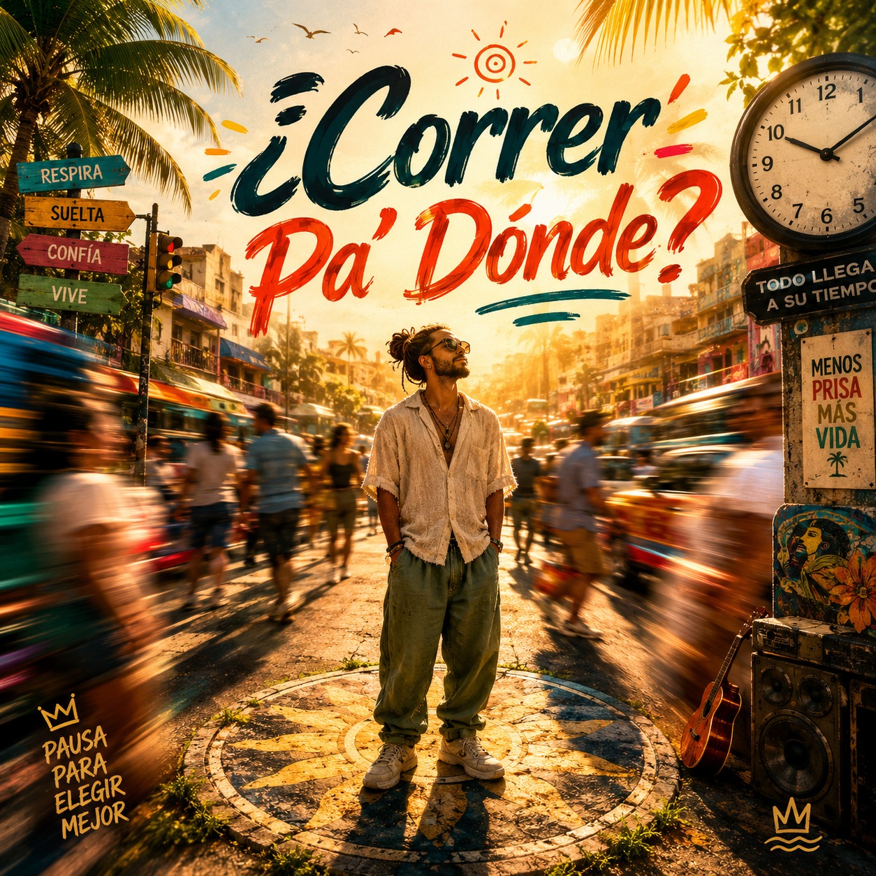 ¿CORRER PA’ DÓNDE? artwork