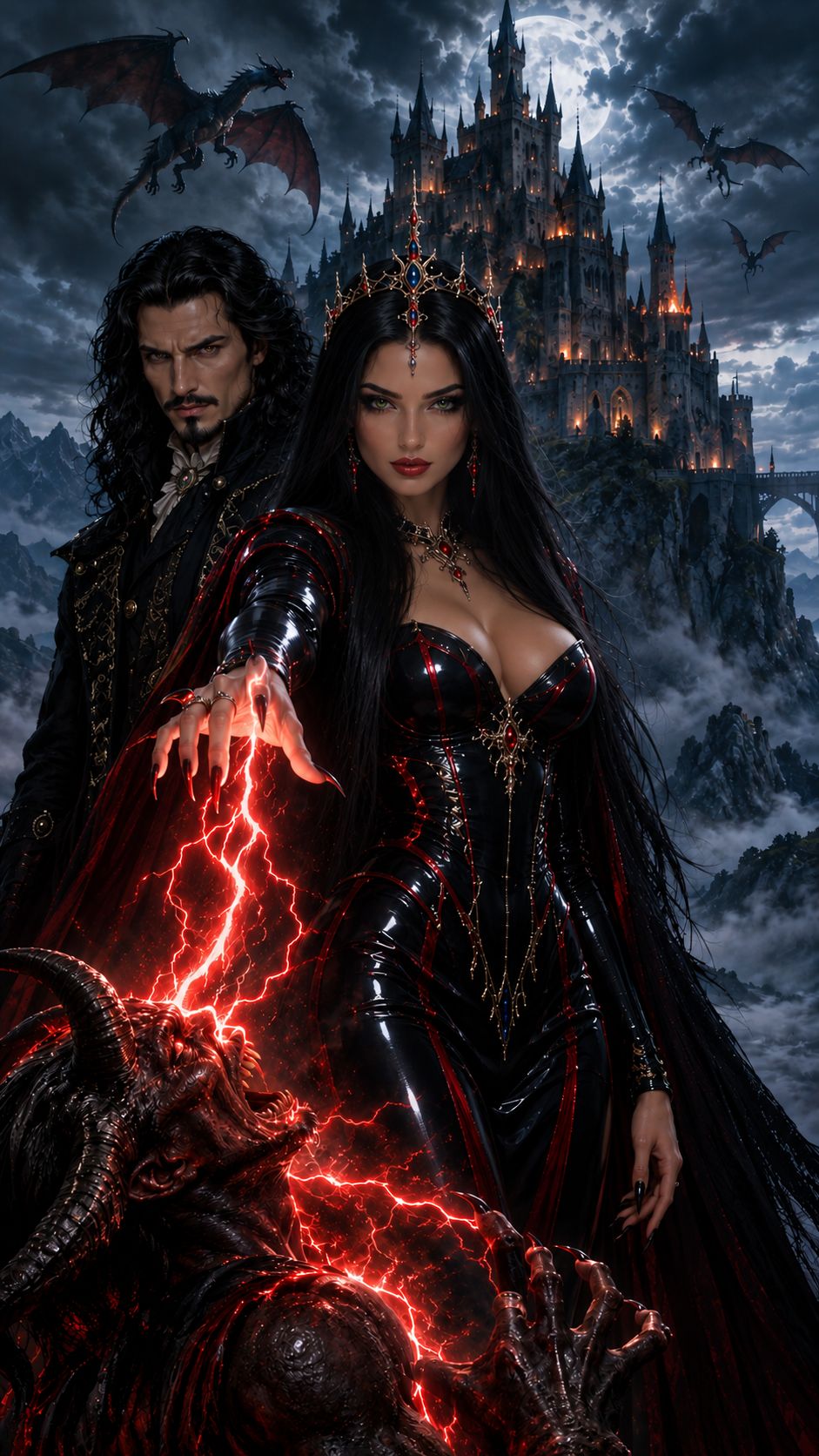 ▶️ Queen of Darkness (by Vlad Dracula and Jessluv) artwork