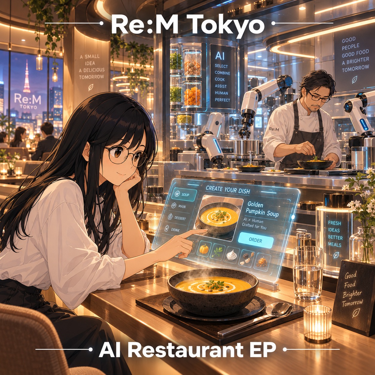 AI Restaurant EP - Side A (Customer)* artwork