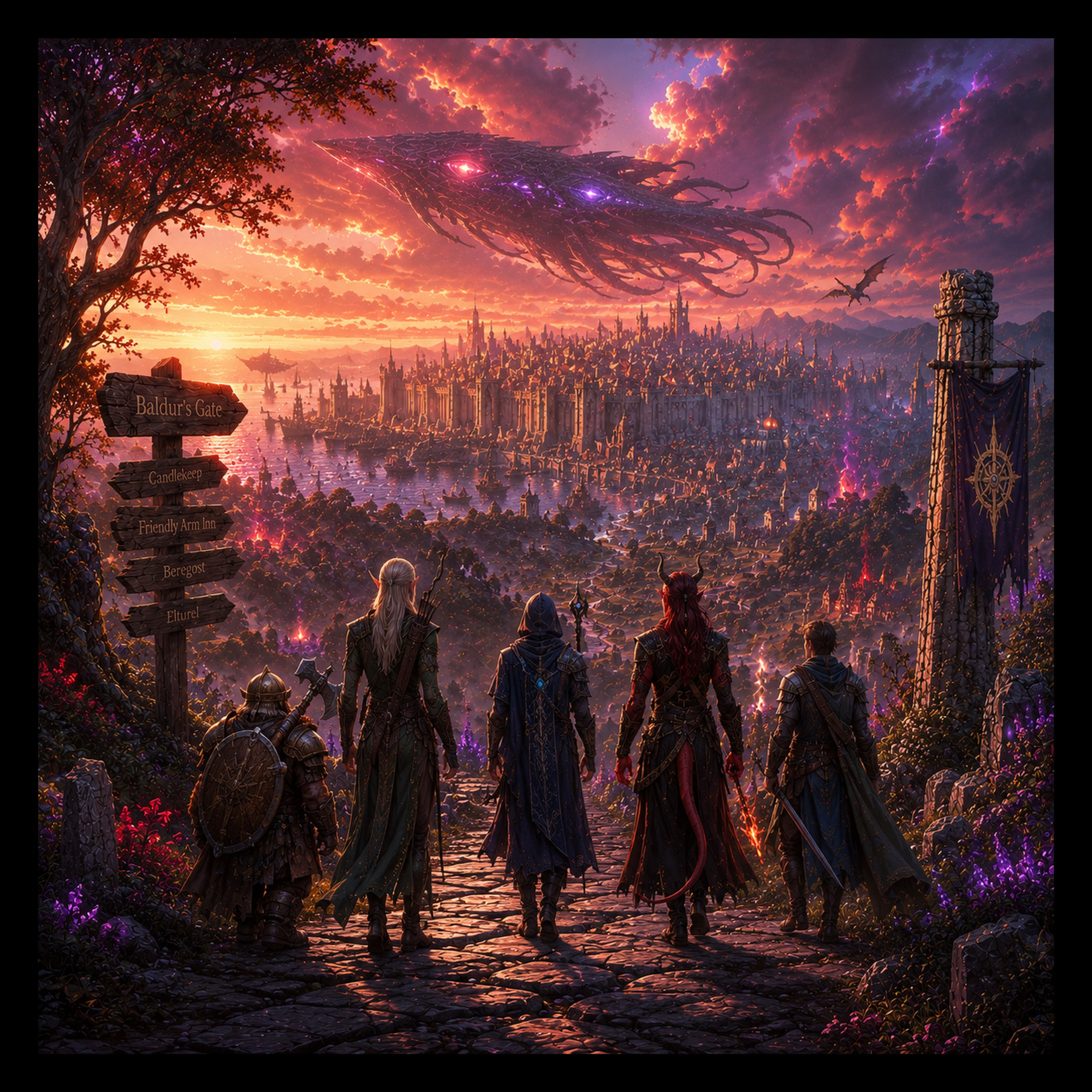 Road to Baldur's Gate artwork