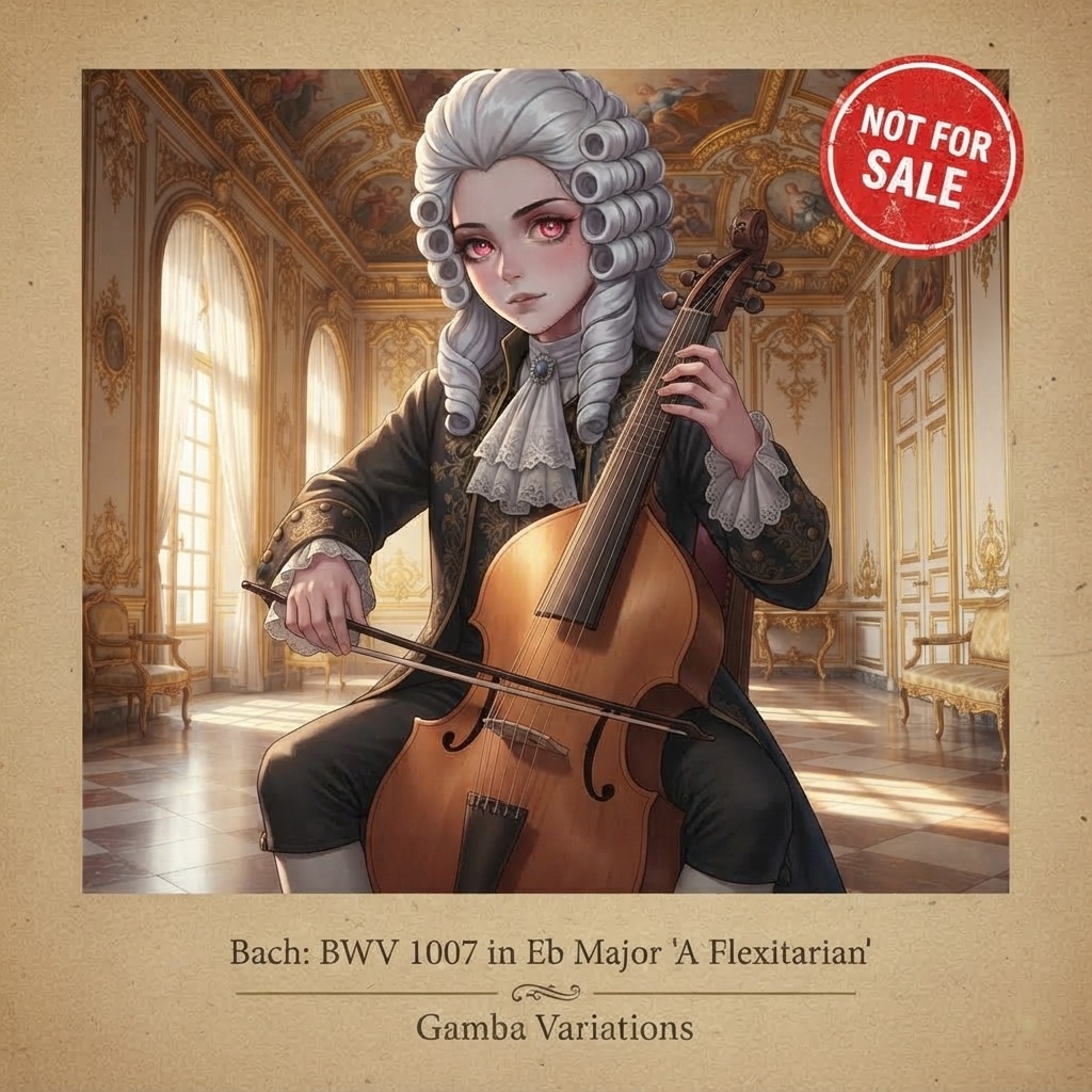 Bach: BWV 1007 I.Prelude "A Flexitarian" artwork