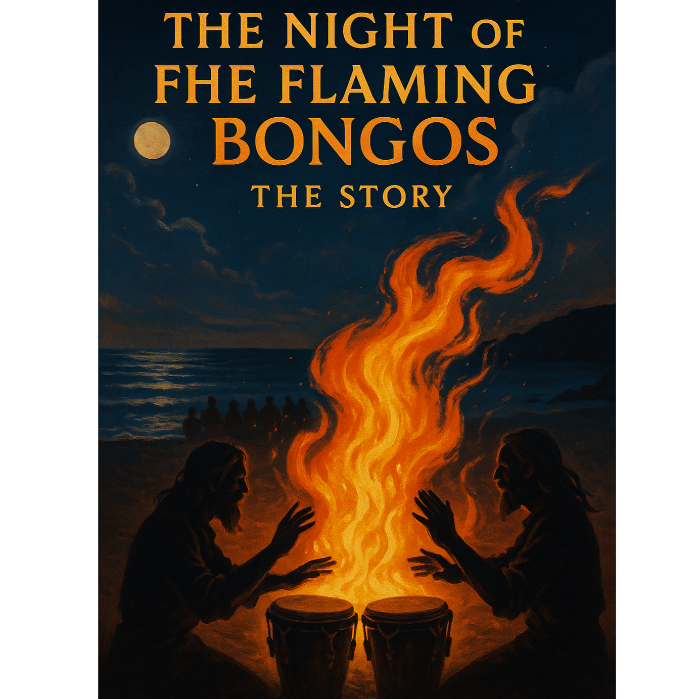Image for the night of the flaming bongos - the story