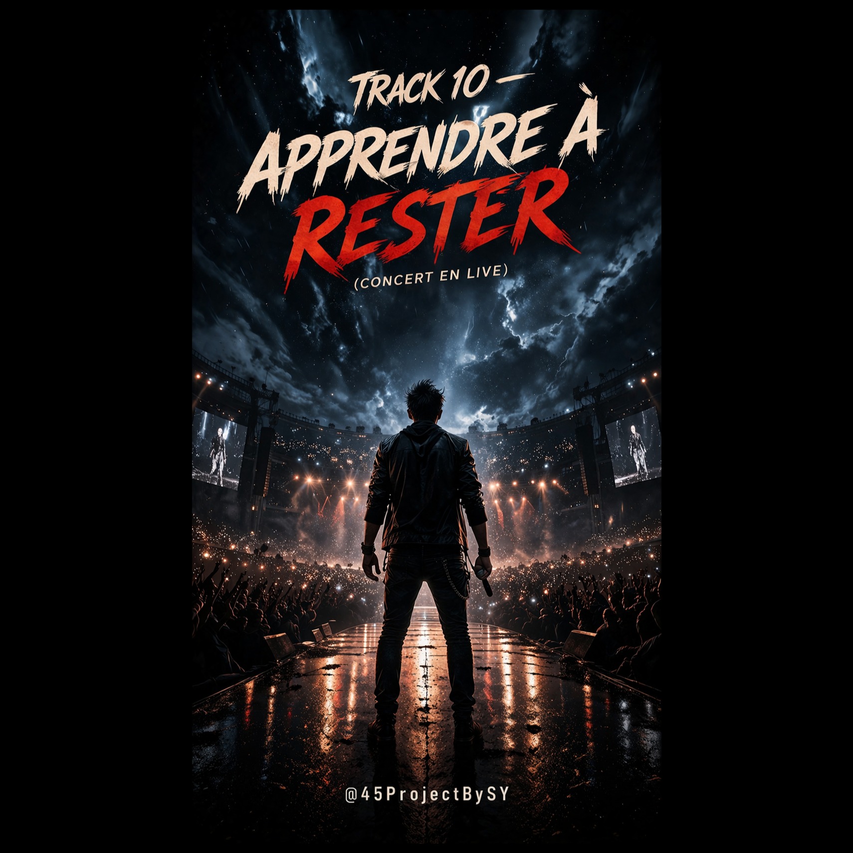 Track 10 — “Apprendre à rester” LIVE artwork