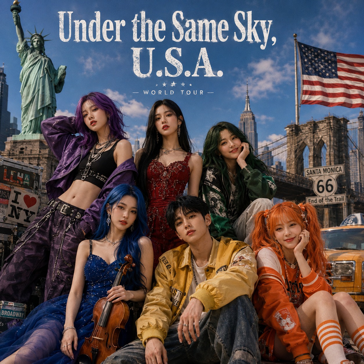 Under the Same Sky, U.S.A. v6 artwork