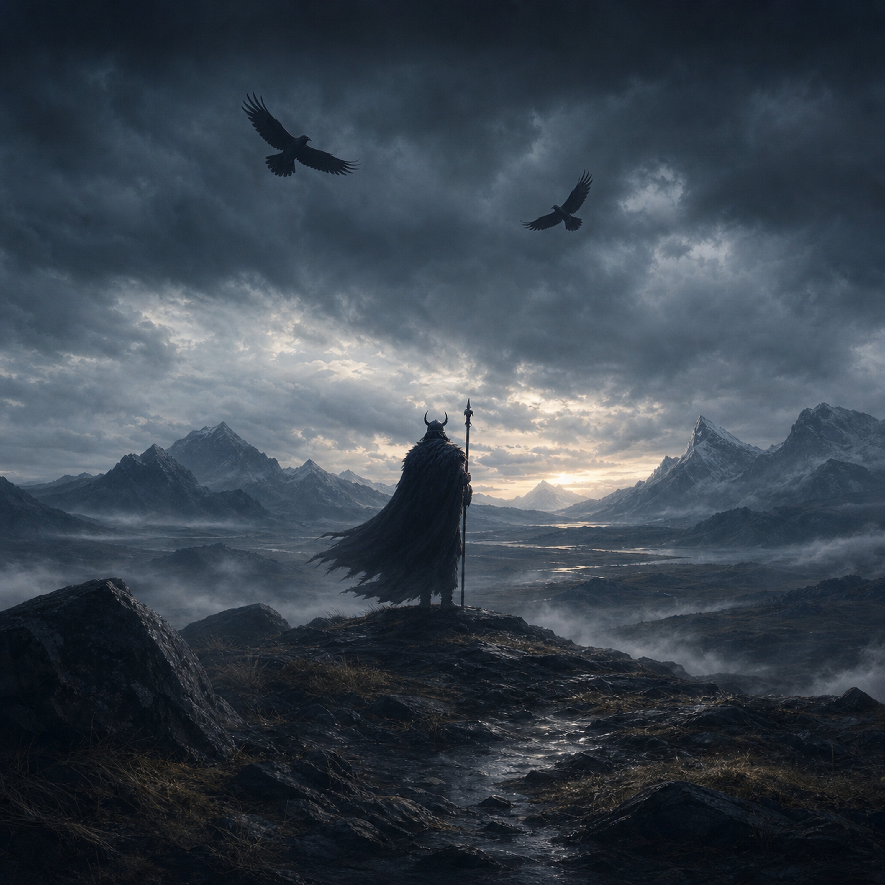 04 主神の孤独 / Odin - The Allfather's Solitude artwork