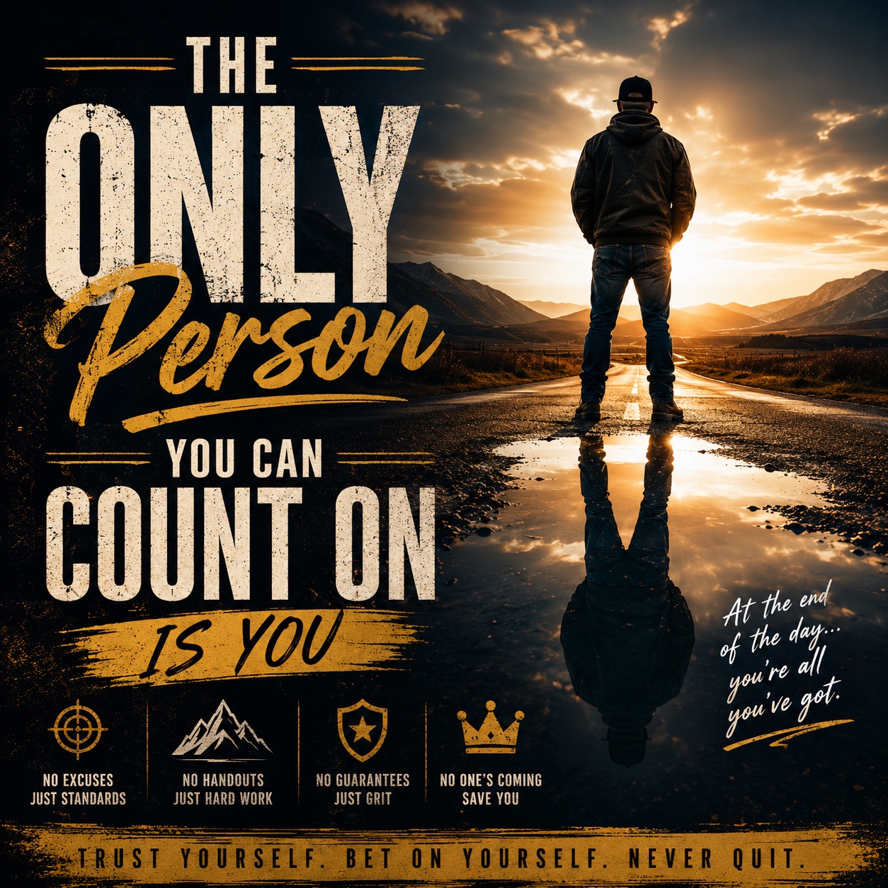 The Only Person You Can Count On artwork