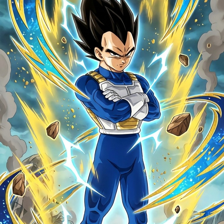 The Warrior of Saiyan Pride artwork