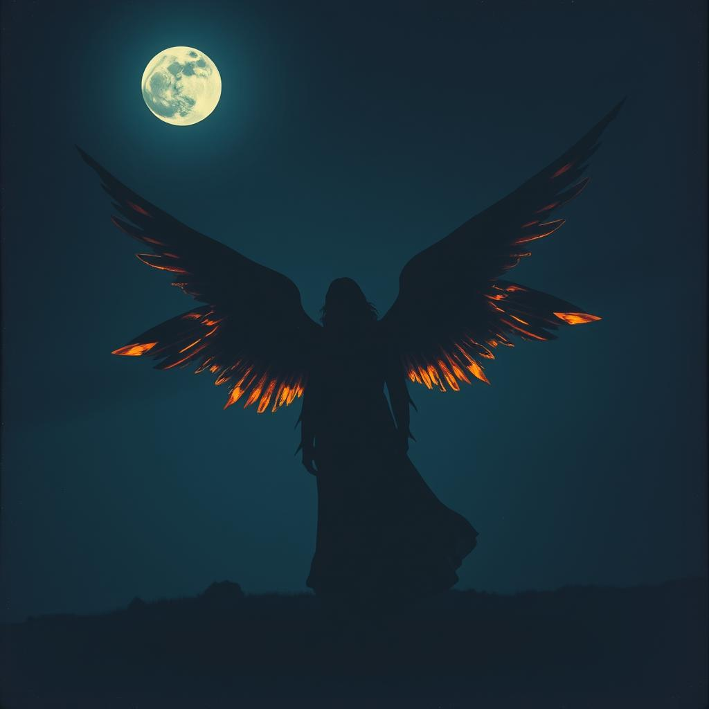 Burning in your shadow! A vampire's love  (Halloween vibes) artwork