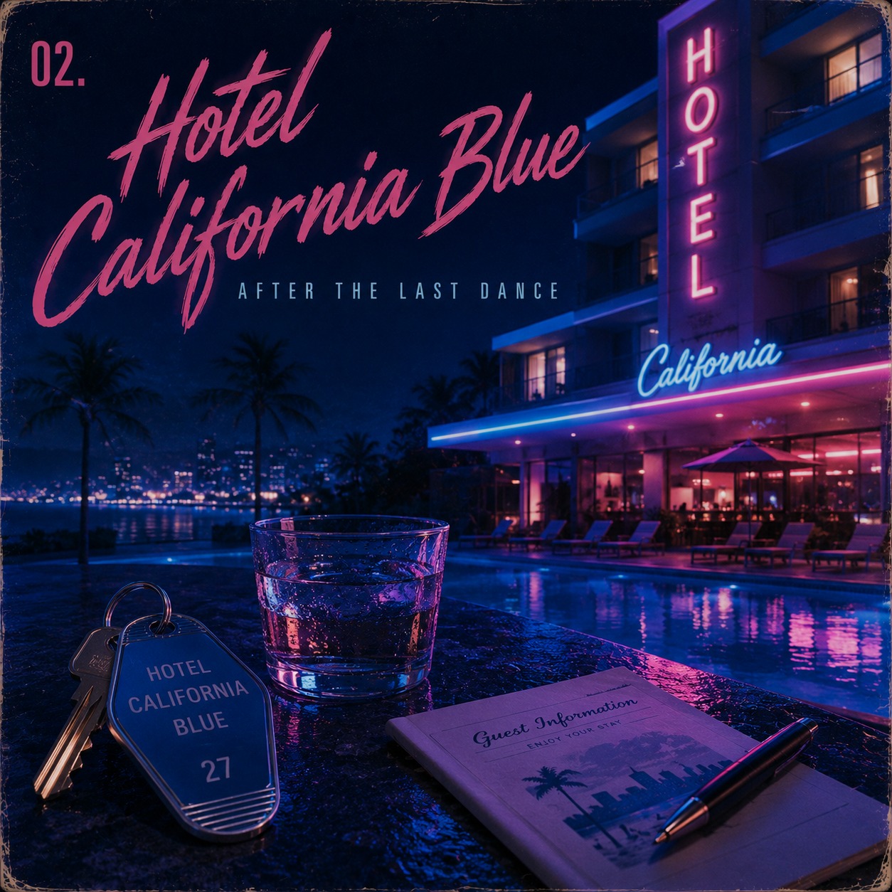 Hotel California Blue artwork