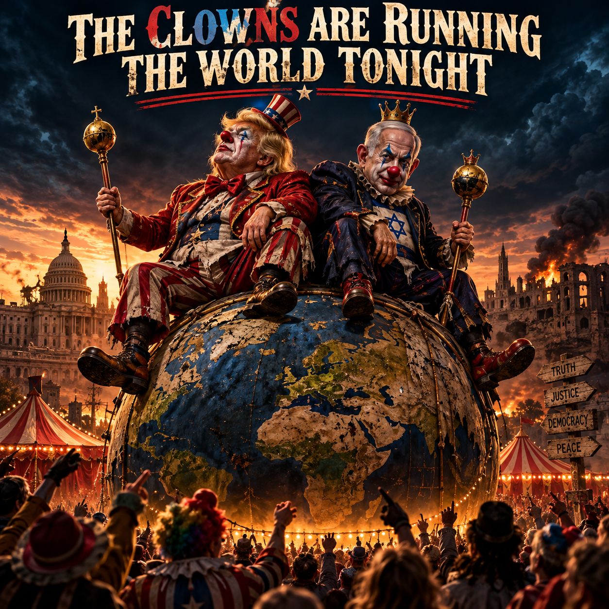 The Clowns Are Running the World Tonight artwork