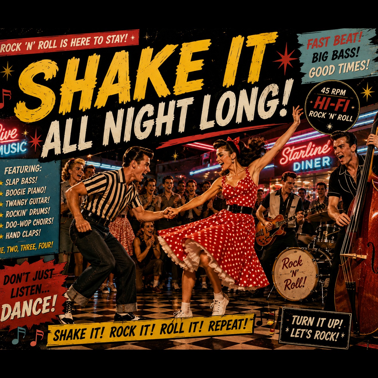 Shake It All Night Long artwork
