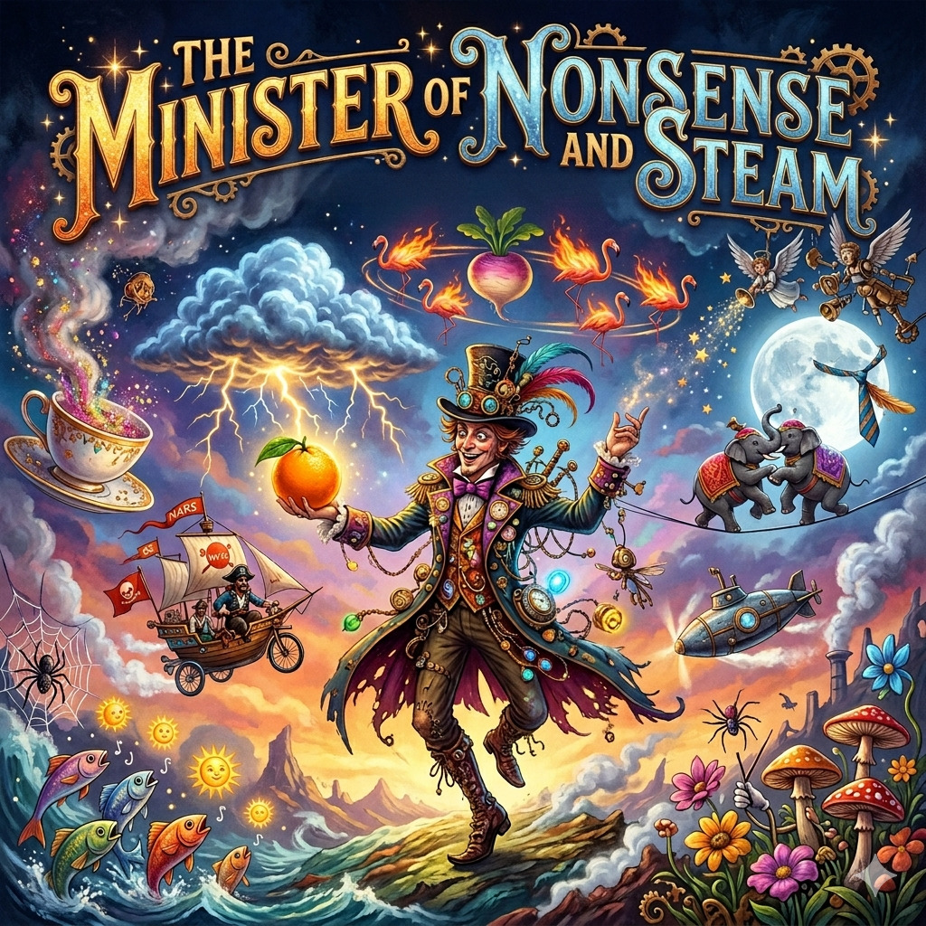 The Minister of Nonsense and Steam artwork