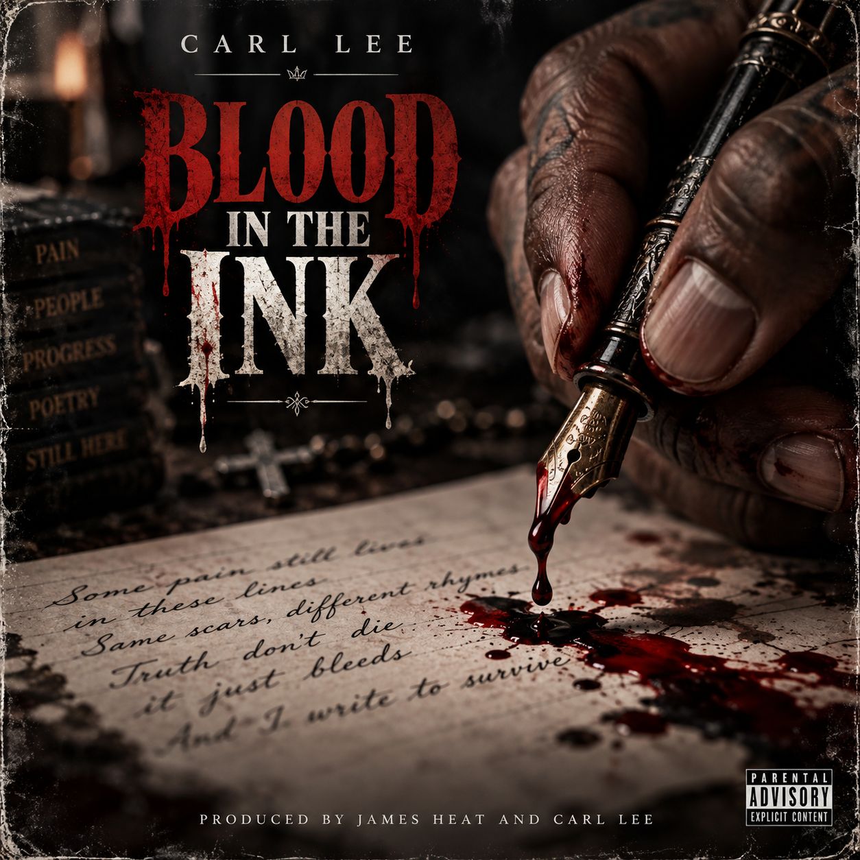 BLOOD IN THE INK — “MIRROR ROOM” artwork