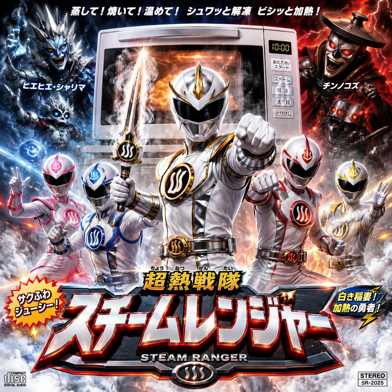 超熱戦隊スチームレンジャー artwork