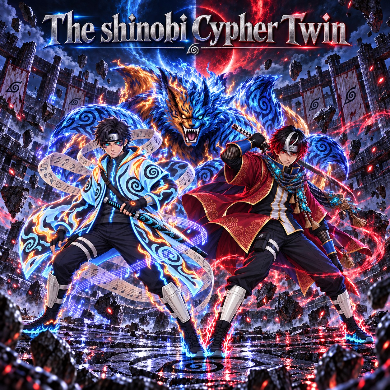 The shinobi Cypher Twin artwork