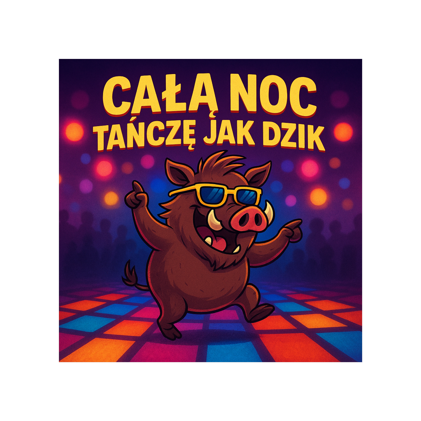 Dziki na parkiecie artwork