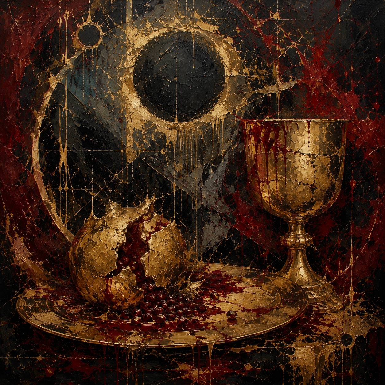 Gilded artwork