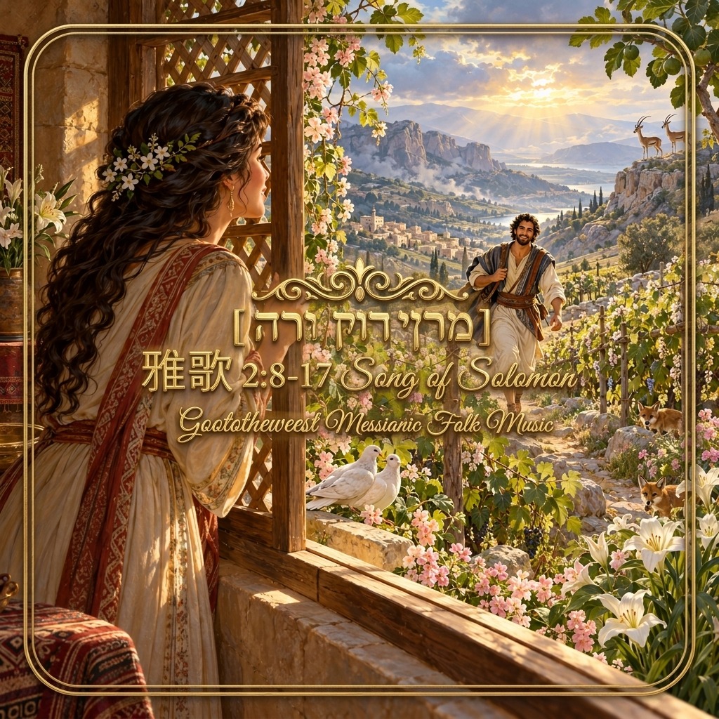 雅歌 2:8-17  Song of Solomon artwork