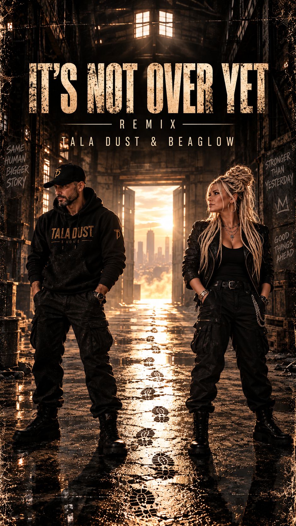 It's Not Over Yet remix TalaDust&Beaglow artwork