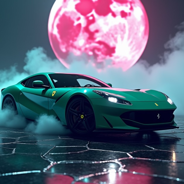 Ferrari F12 artwork