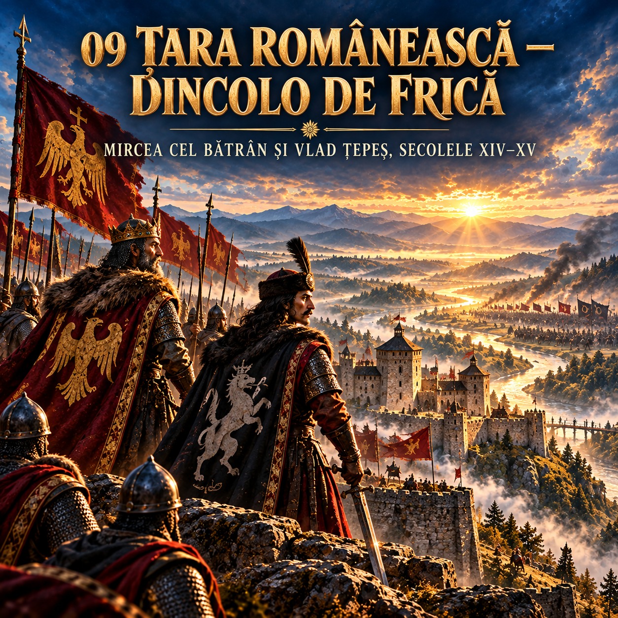 09 ȚARA ROMÂNEASCĂ — DINCOLO DE FRICĂ — MIRCEA CEL BĂTRÂN ȘI VLAD ȚEPEȘ, SEC XIV-XV artwork