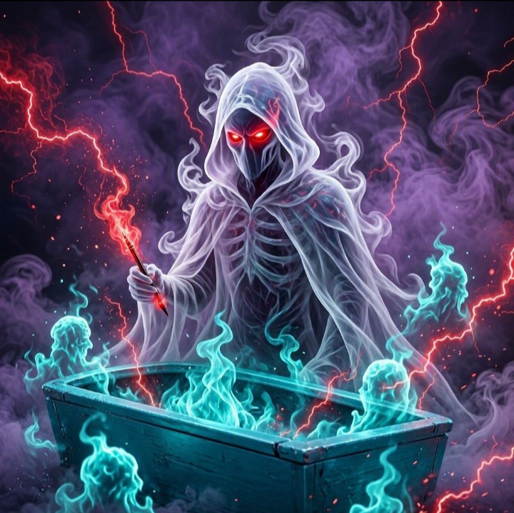 Ghostwritin poltergeist artwork