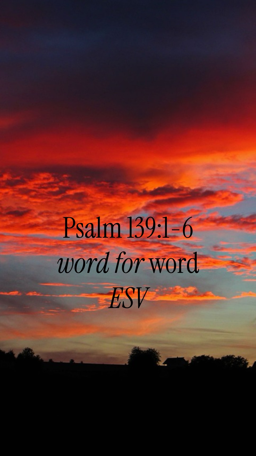Psalm 139:1-6 artwork
