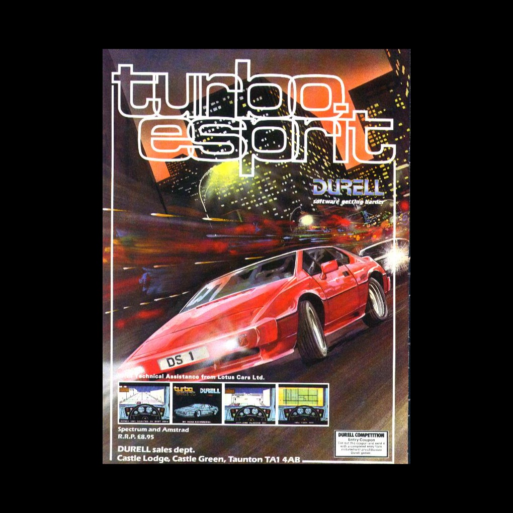 Turbo Esprit (ZX Spectrum game music cover) artwork