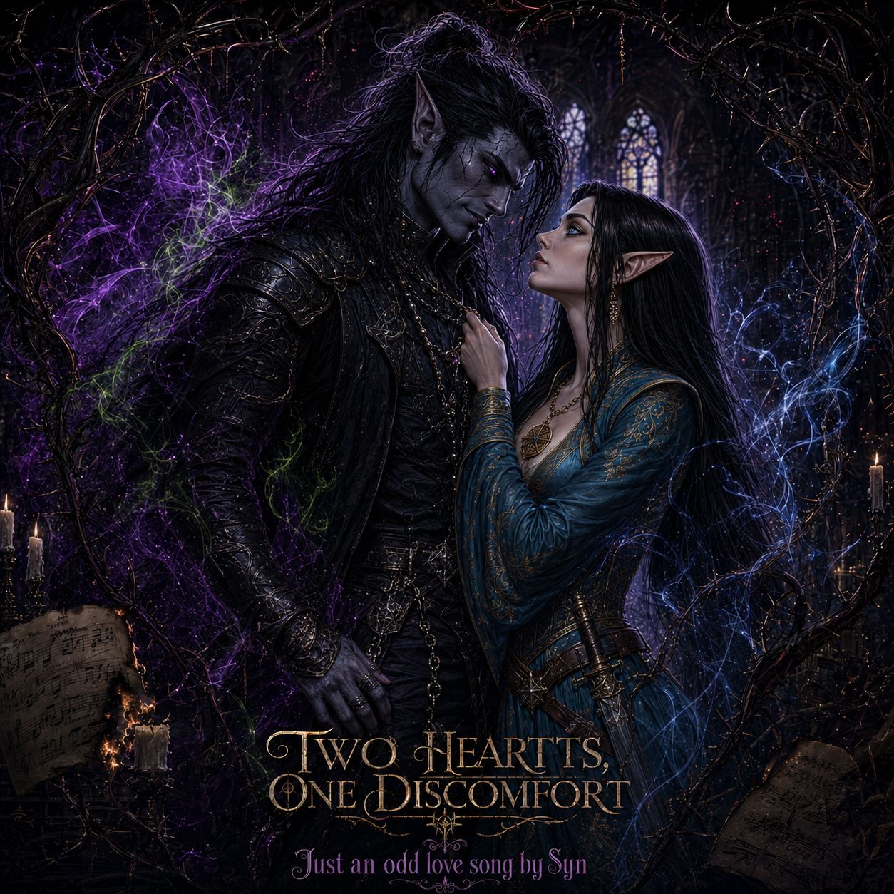 Two Hearts, One Discomfort artwork