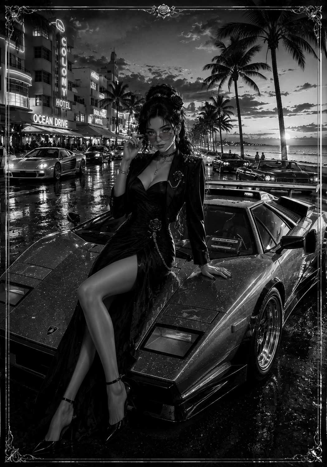 Vice City Neon Noir Edition 🏎️🌆🪩 artwork