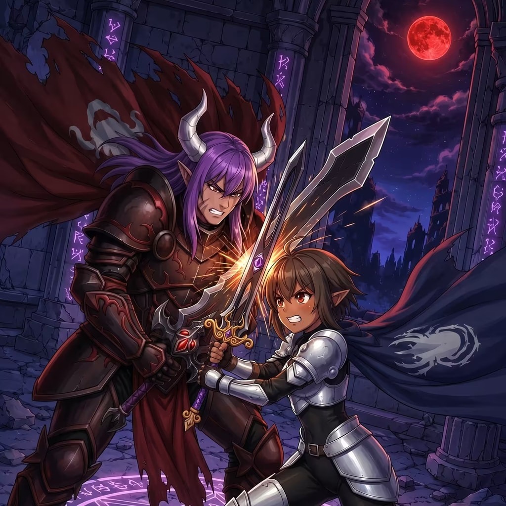 [v5.5]明けない夜/Where Night Reigns artwork