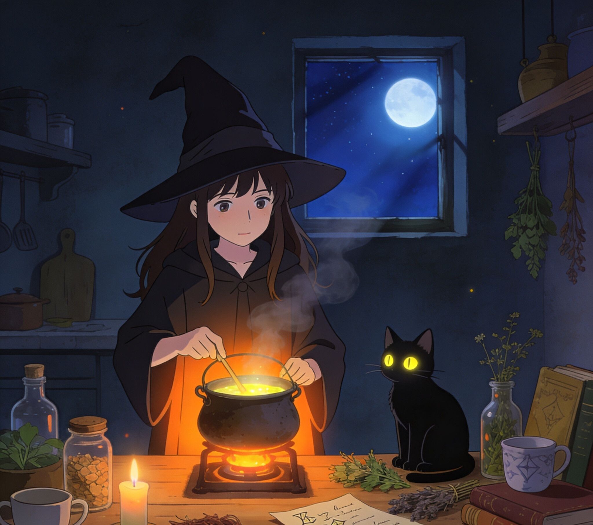 Midnight Witch Booking artwork