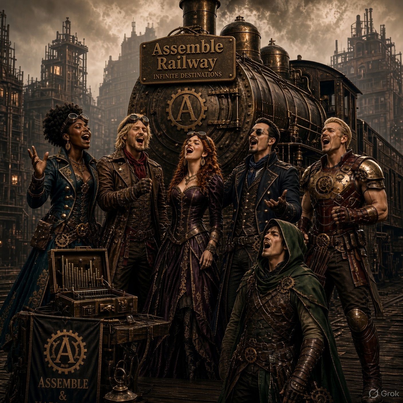 Assemble and Harmonize artwork